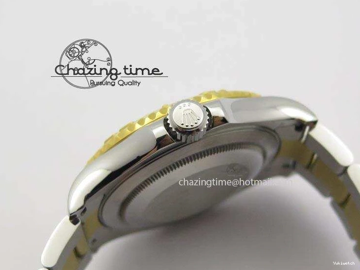 Yacht-Master Edition 116622 SS Bracelet YG Blue Best Dial JF A2836 On 0115